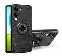 ZUBEE Case Tablet PC Coque de Protection intégrale for Vivo Y04 4G/Y29S 5G/Y19E, de qualité Militaire, Double Couche, résistante aux Chocs, avec béquille Tablet Couverture arrière(Svart)