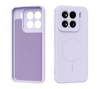 ZUBEE Case Tablet PC Étui magnétique Compatible avec Xiaomi 15, Doublure Douce en Microfibre Anti-Rayures, Coque de Protection Fine en Silicone Liquide Antichoc Tablet Couverture arrière(Mor)