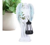 Zubehors Ange Solaire Décoration Extérieure Jardin - Figurine Drôle en Résine pour Extérieur - Statuette Ange pour Allée De Jardin Porche Terrasse Aménagement Paysager