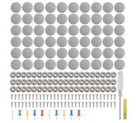 Zubehors Bouton De Réparation De Toit Auto - Boutons Rivets de Réparation Auto | Fixation Tissu Plafond Avec Outil D'installation Pour Pare-Soleil Camping-Car Camion