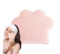 Zubehors Éponge nettoyante du visage, maquillage des éponges pour le nettoyage du visage - Face élargi de patte de patte de chaton Pouffle nettoyante,Linges de retrait cosmétique de type pour