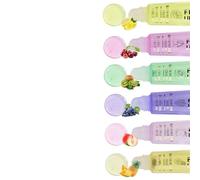 Zubehors Huile Nourrissante pour Lèvres,6X Brillant à Lèvres Hydratant Parfumé aux Fruits | Soin Hydratant Glossant À Absorption Rapide Pour Voyage Maison Extérieur École Texturé Doux