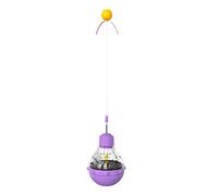 Zubehors Jouet Distributeur de Nourriture pour Chat, Jouet Distributeur de friandises pour Chat | Jouet de Nourriture pour Chat avec lumière LED et Teaser | Mangeoire Puzzle pour Chat, Jouets
