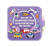 Zubehors Livre De Peinture À L'Eau | Jouets Éducatifs Activités D'Apprentissage | Livre De Peinture À L'Eau Jouets D'Apprentissage | Pour Arts Artisanat Éducation Garçons Filles Maison Salle De Classe