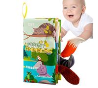 Zubehors Livres Bruissants pour | Jouets de Voyage Éducatifs Lavables Doux et Crissants,Jouets Crepitants pour,pour Garçons Filles Préscolaire Maison Salle de Jeu Centre d'Activités Voyage