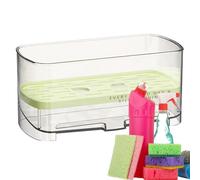 Zubehors Porte-éponge pour Évier de Cuisine | Accessoires de Rangement et Organisation de Cuisine Anti-Dérapants - Caddy de Lavabo Organisateur pour Plan de Travail,pour Salle de Bain, Maison, Plan de