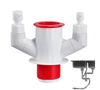 Zubehors Tés pour Évier et Égout - Accessoires Multi-Usages 3 Voies - Joint En T Pour Cuisine,Pour Salle De Bain Cuisine Lave-vaisseur Adoucisseur D'eau Descentes Maison