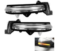 ZUBIX Clignotant de Rétroviseur Latéral pour Suzuki Vitara 2016 2017 2018 S-Cross 2014 2015 Voiture Aile de Porte Indicateur Pièces Remplacement Left/Right (avec Ampoule),Left