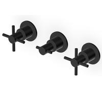 Zucchetti Helm mitigeur de lavabo encastrée noir ZHM695.XP81