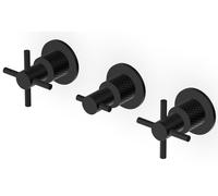 Zucchetti Helm mitigeur de lavabo encastrée noir ZHM695.XP81G3