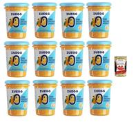 Zuegg Zero Arance Lot de 12 pots de confiture orange sans sucre ajouté, sans conservateurs, 12 x 220 g + Italian Gourmet Polpa di Pomodoro boîte de 400 g