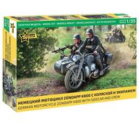Zvezda 923717-1/35 Zündapp K800 avec chariot latéral - Échelle 1:35