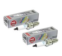 Lot de 2 bougies d'allumage NGK Iridium CR9EIA-9 pour Kawasaki Suzuki Triumph Yamaha