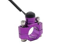 Zündstartknopf für Motorräder (Durchmesser 22 mm), universeller Motorstopp-Start-Kill-Schalter, Momentan-Druckknopfschalter, Motorradteile, Schwarz