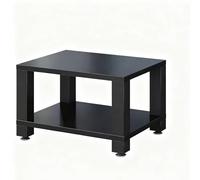 ZUGIATP 1/2/3/4-Tier Audio Racks Entertainment Audio Rack Component Storage Collection Display for Bars Game Rooms and KTVs(Black,Double Layer)