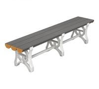 ZUGIATP Banc De Douche en Plastique ABS Banc De Loisirs Intérieur Ou Extérieur Siège De Salle De Bain Convient pour Douche Publique Ou Zone De Repos(Gray,180cm/70in)