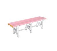 ZUGIATP Banc De Douche en Plastique ABS Banc De Loisirs Intérieur Ou Extérieur Siège De Salle De Bain Convient pour Douche Publique Ou Zone De Repos(Pink,150cm/59in)