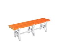ZUGIATP Banc De Douche en Plastique ABS Banc De Loisirs Intérieur Ou Extérieur Siège De Salle De Bain Convient pour Douche Publique Ou Zone De Repos(Orange,180cm/70in)