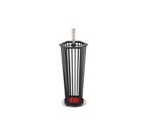 ZUGIATP Support Métallique Étanche Antirouille Porte-Parapluie D'entrée En Métal Noir Et Or Deux Couleurs Avec Bac D'égouttage Amovible(F1)