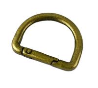 ZUGLQYSX Boucle Ceinture Lot de 5 ou 10 boucles métalliques for sangles sac, anneaux en D, fermoirs, ceintures, à ressort, porte-clés, mousquetons, accessoires bricolage(Bronze,16mm-10Pcs)