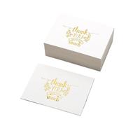 ZUGLQYSX Carte Mariage Lot de 50 cartes décoratives for mariage, Noël, fêtes, etc(Color02)