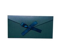 ZUGLQYSX Cartes Voeux Enveloppes en papier irisé Vintage, 10 pièces, for lettres, ensemble de courrier, enveloppe Kraft for Invitation mariage, cartes postales cadeaux(Long-Green)