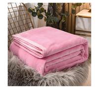 ZUGLQYSX Couvertures Confortables et douillettes for canapé-lit, Couverture Chaude, Douce, Couleur Unie, en Flanelle, Couvre-lit pour canapé(4,200x230cm(79x90inch))