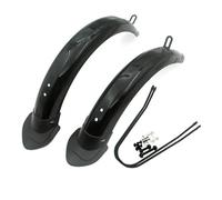 ZUGLQYSX Garde Boue VTT Garde-Boue de vélo Pliable 14 Pouces for électrique, Support en Alliage d'aluminium, Garde-Boue polypropylène, abri Contre la Pluie, Tout Compris