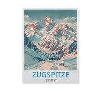 Zugspitze Germany，Puzzle 1000 Pieces Wood Puzzle Adult Children's Educational Toy Family Decompression Game（38x52cm）-FE96