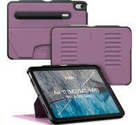 ZUGU Case Coque pour iPad Air 11 M2/M3/M4 Air 10.9 Gen 5/4 [Baie Violette] | Étui Ultra-Fin - Support Magnétique Réglable 8 Angles - Porte-Stylet avec Charge sans Fil du Pencil - Auto Sleep/Wake