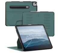 ZUGU Case Coque pour iPad Air 13 M2/M3/M4 iPad Pro 12.9 Gen 3/4 [Vert Pin] | Étui Ultra-Fin - Support Magnétique Réglable 10 Angles - Porte-Stylet avec Charge sans Fil du Pencil - Auto Sleep/Wake