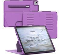 ZUGU Case Coque pour iPad Air 13 Pouces M2/M3/M4 Pro 12.9 Gen 3/4 [Nova] | Étui Ultra-Fin - Support Magnétique Réglable 10 Angles - Porte-Stylet avec Charge sans Fil du Pencil - Auto Sleep/Wake