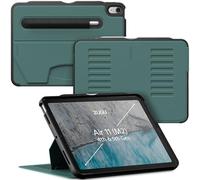 ZUGU CASE pour iPad Air 11 (M3 2025 / M2 2024) & iPad Air 10.9 Pouces 5ème / 4ème Génération (2022/2020) Case Fin, Charge sans Fil de Pencil, Support Magnétique avec 8 Angles Réglable [Vert Pin]