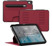 ZUGU CASE pour iPad Air 11 (M3 2025 / M2 2024) & iPad Air 10.9 Pouces 5ème/4ème Génération (2022/2020) Case Fin, Charge sans Fil de Pencil, Support Magnétique avec 8 Angles Réglable [Rouge Cerise]