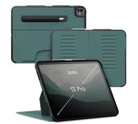 ZUGU Coque pour iPad Pro 13 (M4 / M5) 2024/2025 Case Ultra-Fin Charge sans Fil de Pencil, Support Magnétique avec 10 Angles Réglable [ Vert Pin ]