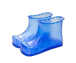 ZUHANGMENG Bottes de massage des pieds SPA, chaussures de bain de pieds portables, ménage de circulation sanguine des pieds, pour le bureau à domicile intérieur extérieur, cadeaux essentiels de voyage