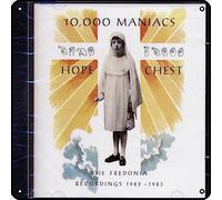 Zuhhgii 10000 Maniacs - Hope Chest : The Fredonia Recordings 1982-1983 - Plaque en métal vintage - Musique rock - Décoration murale - Pour salle de gym, piscine, bar, salle de bain, cour, garage, pub
