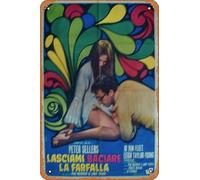 Zuhhgii Affiche de film en métal avec inscription « I Love You, Alice B. Toklas! » - Décoration murale vintage - Cadeau idéal pour salle de bain - 30,5 x 20,3 cm