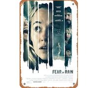 Zuhhgii Affiche de film Fear Of Rain (Katherine Heigl, Madison Iseman) - 20,3 x 30,5 cm - Plaque en métal vintage pour maison, bar, pub, garage