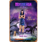 Zuhhgii Affiche de film Monster High The Movie (Cleo De Nile, Jy Prishkulnik) - 20,3 x 30,5 cm - Plaque en métal vintage pour maison, bar, pub, garage, décoration cadeaux