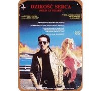 Zuhhgii Affiche de film polonais Wild At Heart - David Lynch - Rétro - 20,3 x 30,5 cm - Affiche de cinéma classique - Affiches de musique - Affiche de musique - Pour les pubs de karaoké, les clubs