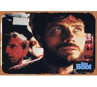 Zuhhgii Affiche de film rétro classique The Boat aka Das Boot Original Lobby Card 8 Jürgen Prochnow Wolfgang Petersen - Plaque en métal vintage - Affiche de film TV - Cadeau idéal pour karaoké, bar