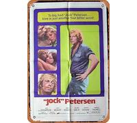 Zuhhgii Affiche de film rétro Petersen 1974 Jack Thompson RARE US ONE SHEET en étain 20,3 x 30,5 cm, affiche classique de film et de télévision en métal vintage pour décoration murale musicale pour
