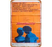 Zuhhgii Affiche de film rétro The Diary of an Innocent Boy en étain pour café, restaurant, maison, club, restaurant, caverne, cadeau vintage en métal, 30,5 x 20,3 cm.