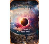Zuhhgii Affiche de film Something In The Dirt (Aaron Moorhead, Justin Benson) - 20,3 x 30,5 cm - Plaque en métal vintage pour maison, bar, pub, garage
