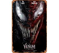 Zuhhgii Affiche de film Venom Let There Be Carnage (Tom Hardy, Woody Harrelson) - 20,3 x 30,5 cm - Plaque en métal vintage pour maison, bar, pub, garage