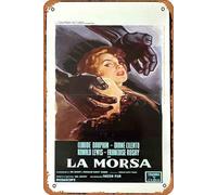 Zuhhgii Affiche de film vintage classique en étain The Full Treatment aka Stop Me Before I Kill Original Locandina Movie Poster Luigi Martinatii Art rétro en métal Affiche TV Cadeau karaoké Bar Pub