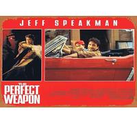 Zuhhgii Affiche de film vintage en étain « The Perfect Weapon » - Carte originale de 4 arts martiaux Jeff Speakman rétro du film classique - Plaque en métal - Plaque en métal pour bar, bar, mur, club
