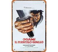 Zuhhgii Affiche de film vintage LONE WOLF AND CUB : Baby Cart at the River STYX Original Locandina Movie Poster Arts Martiaux Plaque en métal rétro de film classique Affiche de film TV Bar Wall Club