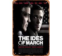 Zuhhgii Affiche de film vintage The Ides of March - Décoration murale classique - Pour bar, pub, café, cuisine, salle de bain, karaoké, 20,3 x 30,5 cm.